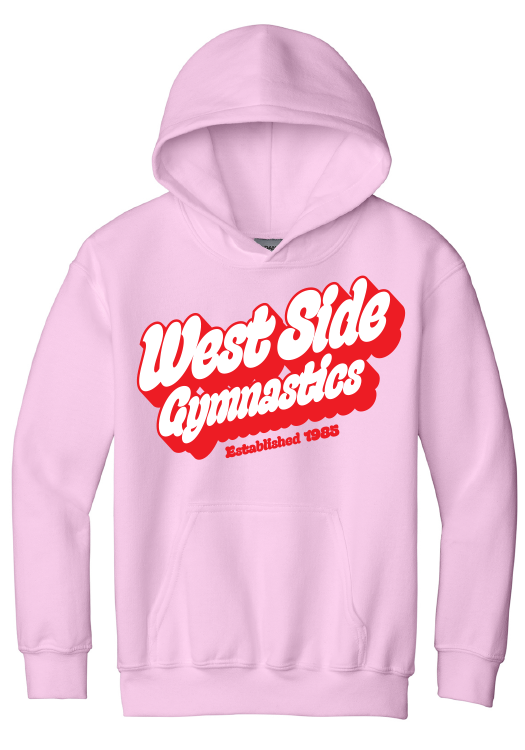 RETRO HOODIE PINK - YOUTH