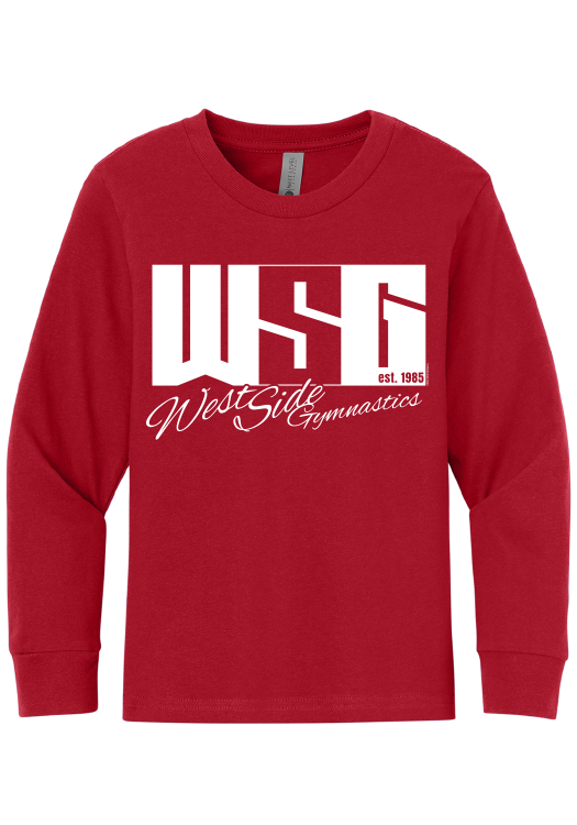 WSG LOGO LONG SLEEVE TEE - YOUTH