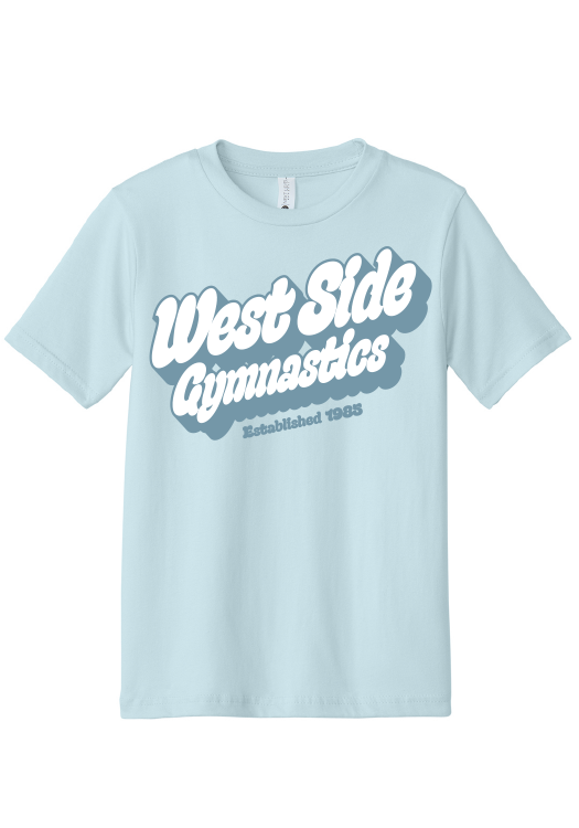 RETRO TEE LIGHT BLUE - YOUTH