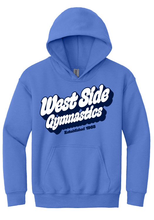 RETRO HOODIE CAROLINA BLUE - YOUTH